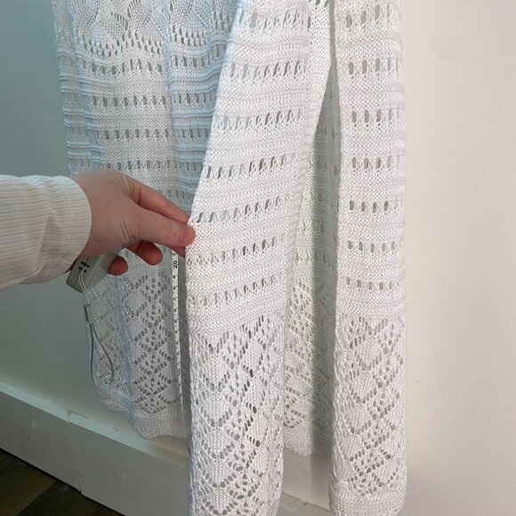 Women's Cotton Solitaire Crochet Beach/Spring Maxi Dress Boho and Elegant - Picture 4 of 16